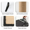 thumbnail image 5 of FUKUMARU Cat Wall Shelves Set, 4 in 1 Wooden Climbing Wall Furniture, Grey, 5 of 9