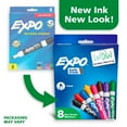 thumbnail image 2 of EXPO Dry Erase Markers, Chisel Tip, Assorted Colors, 8 Count, 2 of 7