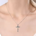 thumbnail image 2 of TRINGKY Men Women Christian Jesus for Cross Necklace with Chain Metal Alloy Christ Crucifix Pendant Neckwear Religious Prayer Christmas Jewelry Gifts, 2 of 9