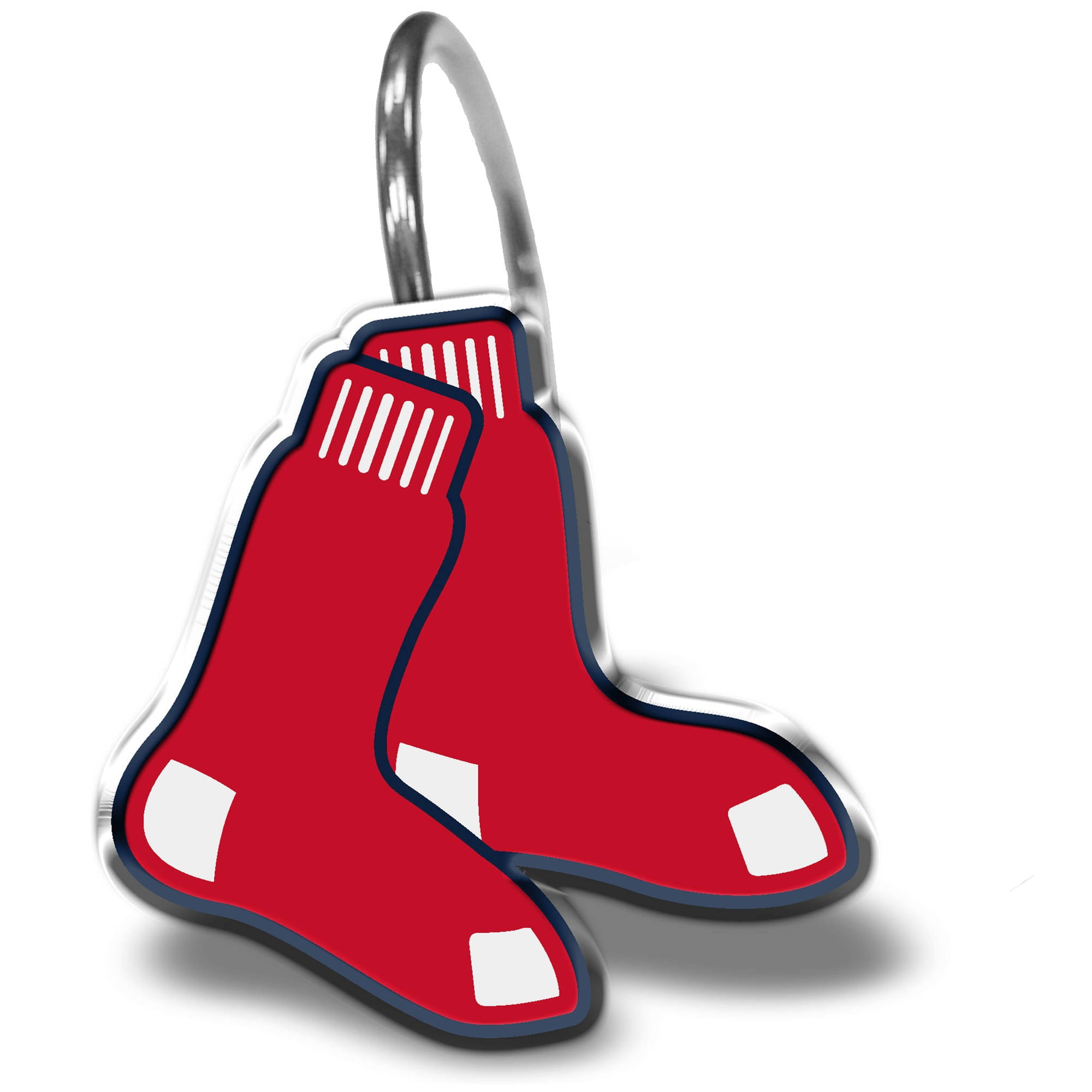 Mlb Boston Red Sox Shower Curtain Ring Set 12 Piece Walmart Com