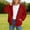 Red, variant on ZOYOEN Girls Hoodie with Pocekts- Zip Up Lightweight Loose Fit Long Sleeve Casual Kids Fall Jacket Blue Size 6-14