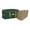 Green Heavy Duty Polyester, variant on Ornament Storage Bag - Keepsakes Holiday Decoration Organizer, Padded Dividers, Carrying Handles - Red, 19.25"x13"x12.5", 6" Trays