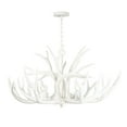 thumbnail image 6 of Regina Andrew 16-1064 Antler 6 Light 33" Wide Antler Candle Style Chandelier - Silver, 6 of 7