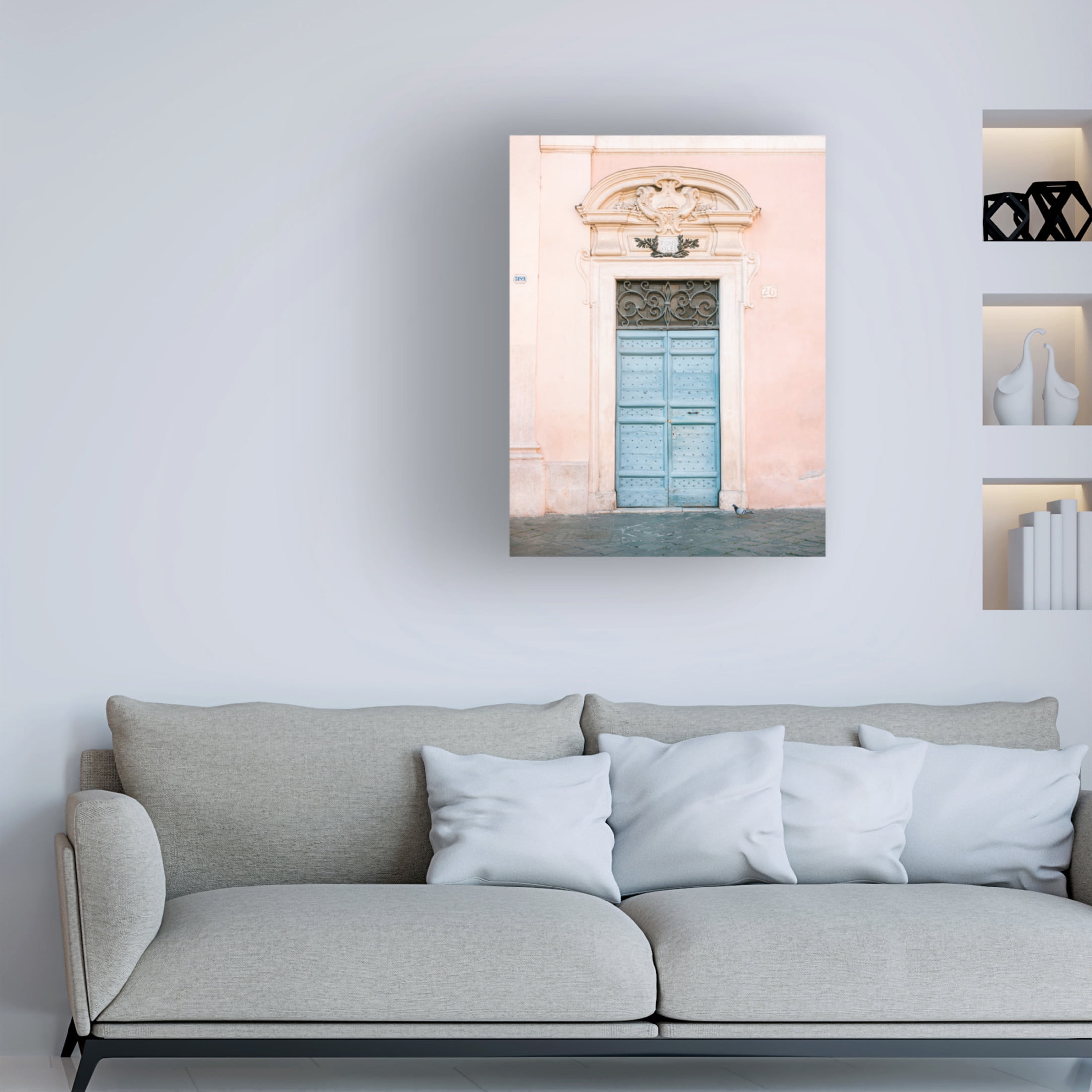 Trademark Fine Art Raisa Zwart Pastel Trastevere Canvas Wall Art