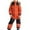 a-Orange32385, variant on FINALGANG Child Boys Snowsuit Winter Kids Thermal Solid Color Fuzzy Hooded Coat Jumpsuit Long Sleeve Warm Romper For Daily Outdoor Wear Versatile Onesie