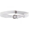 thumbnail image 1 of Kids Elastic Adjustable Strech Belt with Leather Closure - White, 1 of 1