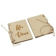 thumbnail image 5 of His And Her s Brown Kraft Paper Booklet For Engagement Gift Wedding Favors, 5 of 9