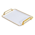 thumbnail image 3 of AMLESO Serving Tray Stylish Fruit Snack Plate for Restaurant Serving Drinks Bedroom 31cm Smooth Handle, 3 of 8