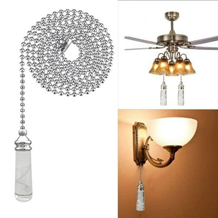

Geege Pull Chain Extension with Connector Replacement for Ceiling Light Ceiling Fan Lighting Pendant Pull Chain Blades Ceiling Fan with Lights 12inch