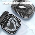 thumbnail image 3 of Grey Multi Functional Braces Storage Box A Sealed And Dust Proof Dental Brace Box Travel Storage Portable Small Storage Box 2.95×2.76×0.79 Inches, 3 of 7