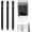 3Pcs(Black), variant on Upgraded Geometric Decompression Pen — Press to Transform, 10 Refills, Funny Geometric Metal Crinkle Pen, Click to Write, Perfect for Restless Minds, 0.5mm Tip for Writing and Drawing (6Pcs(All))
