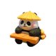 thumbnail image 2 of Figura de panda, adorno de mesa, decoración para el salpicadero del coche, escultura de animal para escritorio, mesa, centro de mesa, sala de estar, Estilo A, 2 of 8