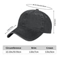 thumbnail image 2 of ZICANCN Mystery Bird Pattern Adjustable Baseball Cap Women, Hats for Men Adult Washed Cotton Denim Baseball Caps Fashion Black, 2 of 8