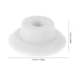thumbnail image 5 of White Freezer Drain Plug Rubber for Efficient Sealing 3Pcs Pack, 5 of 5