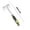 A003- Multicolor (5-Tooth Rake), variant on Garden Shovel Hand, 12inSilver Blade, Heavy Duty Shovel, Yellow Black Grip, 1 Pc Garden Hand Tools