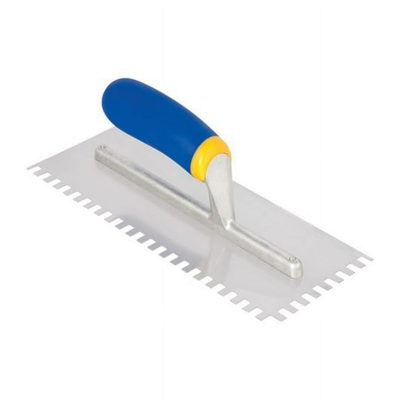 Vitrex 2166593 4.5 x 11 in. Steel Square Notch Trowel