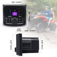 thumbnail image 6 of Powersport Marine Stereo – Premium Powersport Radio with 7 Color LED Backlight - UTV Stereo 4 x 45W for Boat, ATV, UTV, Spa – AM/FM Radio, Rear View Camera Compatible, 6 of 7
