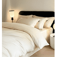 thumbnail image 3 of Xiao Hua Juego de sábanas, juego de sábanas y fundas de almohada, juego de cama individual, ropa de cama de hotel, decoración del hogar (albaricoque), 3 of 4