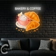 thumbnail image 2 of C-CRAFT Bakery and Coffee Acrylic Neon Sign 38 inch for Coffee Bar Decor, Bakery Wall Art, 2 of 4