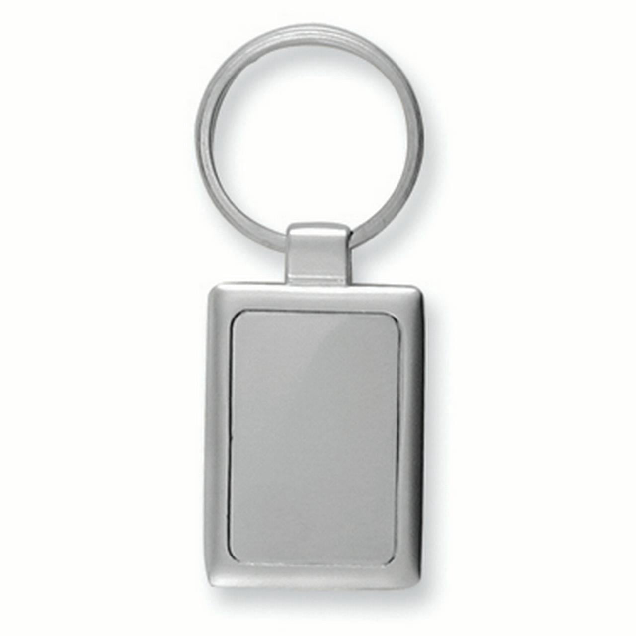Nickel-plated Polished and Satin Key Ring GP2879 - Walmart.com