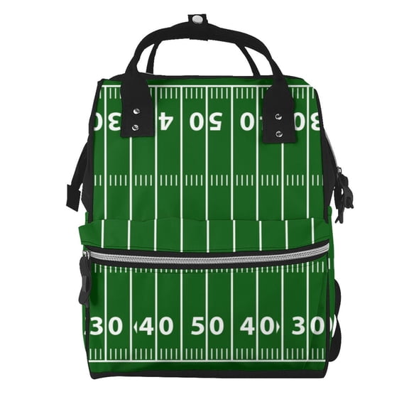 Defioc American Football Field1 for Baby Diaper Bag Backpack - Baby Bag for Boys & Girls - Diaper Backpack - Large Travel Diaper Bags- Baby Registry Search & Shower Gifts