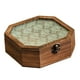 thumbnail image 5 of Estuche de joyería Caja de almacenamiento de madera Gran capacidad Resistente Portátil Multiusos con 17 x 17 x 58 cm, 5 of 9