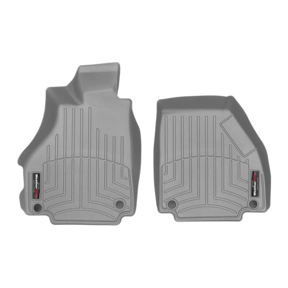 WeatherTech Custom Fit FloorLiners compatible with Ferrari 458 Italia, 458 Spider - 1st Row (Driver & Passenger), Grey