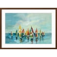 thumbnail image 2 of Art.com Regatta Art Print by Silvia Vassileva, Brown Frame Wall Art, 29" x 21", 2 of 5