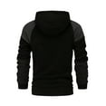 thumbnail image 4 of LEKWK Men's Sweatshirts and Hoodies Athletic Fit Color Block Zip up Hoodie Breathable Full Zip Workout Hoodie Soft Chest Pocket Running Gym Sport, 4 of 7
