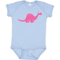 thumbnail image 3 of Inktastic Pink Dinosaur Girls Baby Bodysuit, 3 of 5