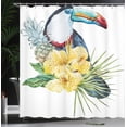 thumbnail image 4 of Ambesonne Tropical Shower Curtain, Toucan Bird Exotic, 69"Wx75"L, Multicolor, 4 of 5