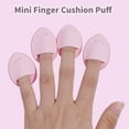 thumbnail image 4 of XBMego 20PCS Makeup Brush Cushion Puff Set Pink Kabuki Foundation Powder Concealer Eyeshadow Eyebrow Brushes Mini Triangle Puff (Pink), 4 of 6