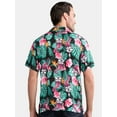 thumbnail image 3 of Marvel Venom Men's & Big Men's Tongue Graphic Hawaiian Resort Shirt, Sizes XS-3XL, 3 of 5