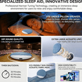 thumbnail image 6 of Bluetooth Pillow Speaker for Sleeping,S1 Ultra-Thin Bluetooth Pillow Speaker with White Noise Timer Wireless Sleep Aid, 6 of 9