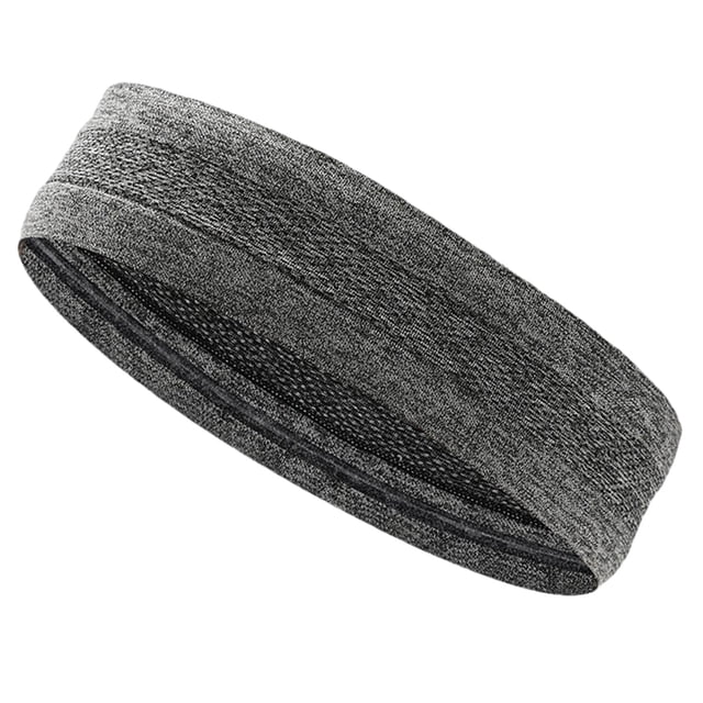 kurtrusly Bandeau Confortable à Porter Absorbant pour Sports et Entraînements Grand Application Gris