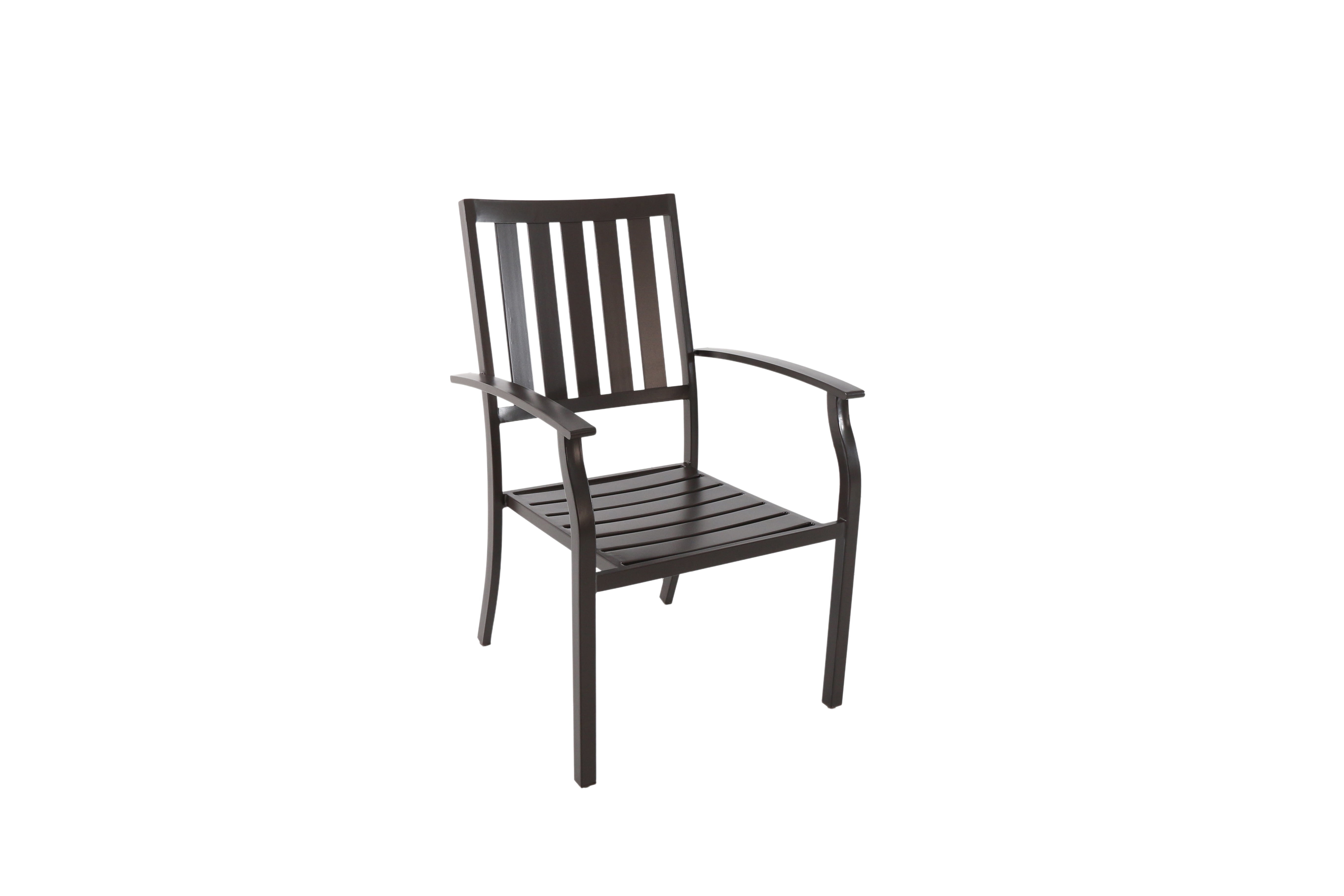 Better Homes Gardens Camrose Farmhouse Steel Outdoor Slat Back