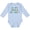 AE-Light Blue, variant on Inktastic Happy Birthday Mommy Boys or Girls Long Sleeve Baby Bodysuit