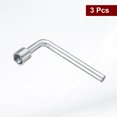 thumbnail image 3 of Uxcell 3pcs L Shaped Angled Hex Socket Wrench 10mm Single Ended Socket Spanners, 3 of 6