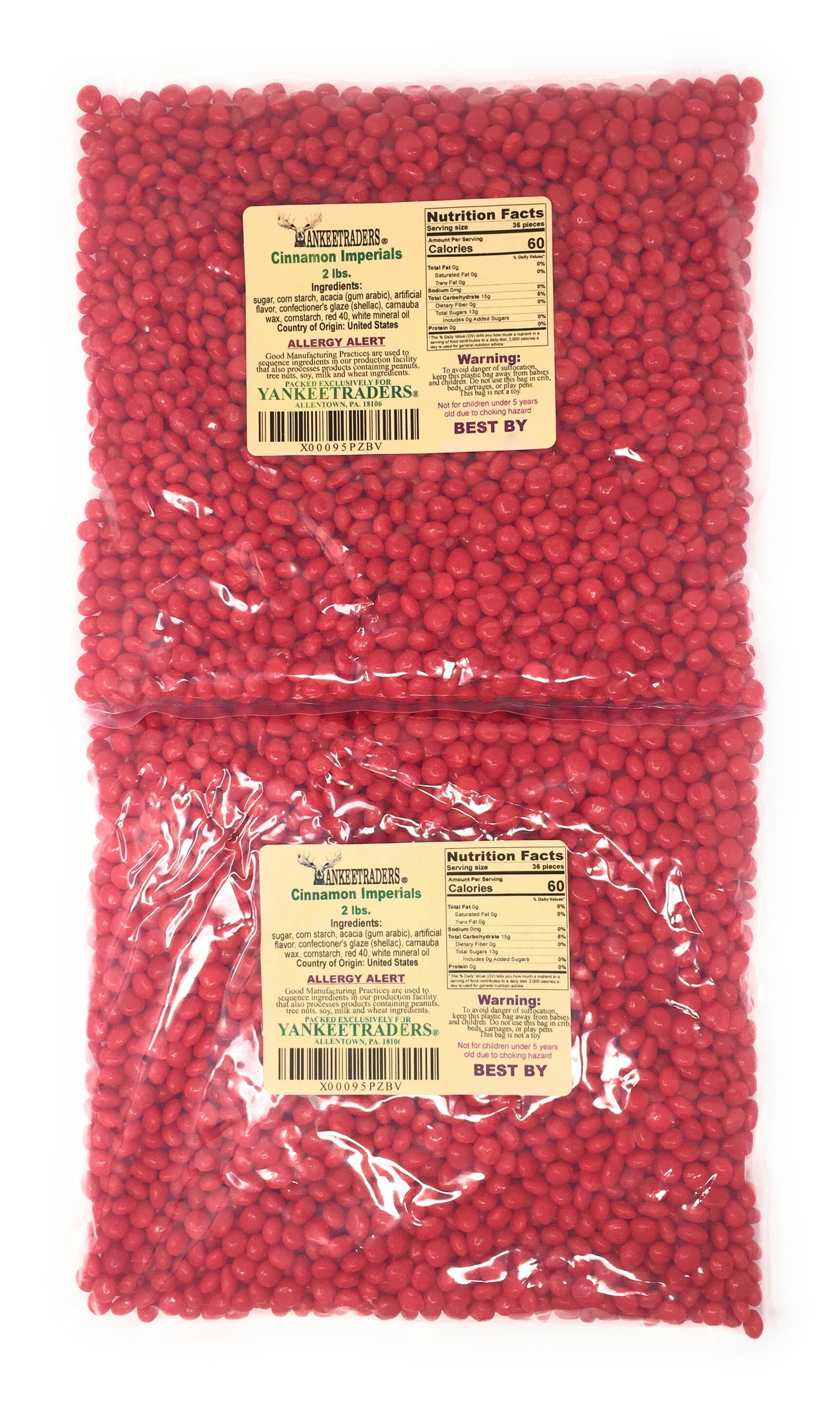 YANKEETRADERS Cinnamon Imperials Candy 4 lbs.