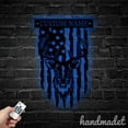 thumbnail image 3 of Handmadetneonsign US Flag Deer Head Metal Wall Art Light, Deer Head Metal Sign Wall Decor, Deer Metal Decor, 3 of 5