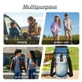 thumbnail image 6 of Yspwyqan Backpack Set for Elementary, Snowy Winter Penguin Kids Backpack Matching Lunch Box Set 4Pcs, Lightweight Double Zip Fits 14" Laptop Bags for Primary Middle School, 6 of 7