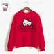 thumbnail image 3 of Sudadera con capucha de HELLO KITTY para mujer, nueva sudadera con capucha de anime Kpop, moda coreana, fina y elegante, sudaderas con capucha de dibujos animados rosas Kawaii para mujer, tallas S a 3, 3 of 5