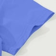thumbnail image 6 of Miluxas Boys Short Sleeve Shirts Summer Crewneck Curve Hem Tunic Tops Basic Tees Blue 5-6 Years, 6 of 7