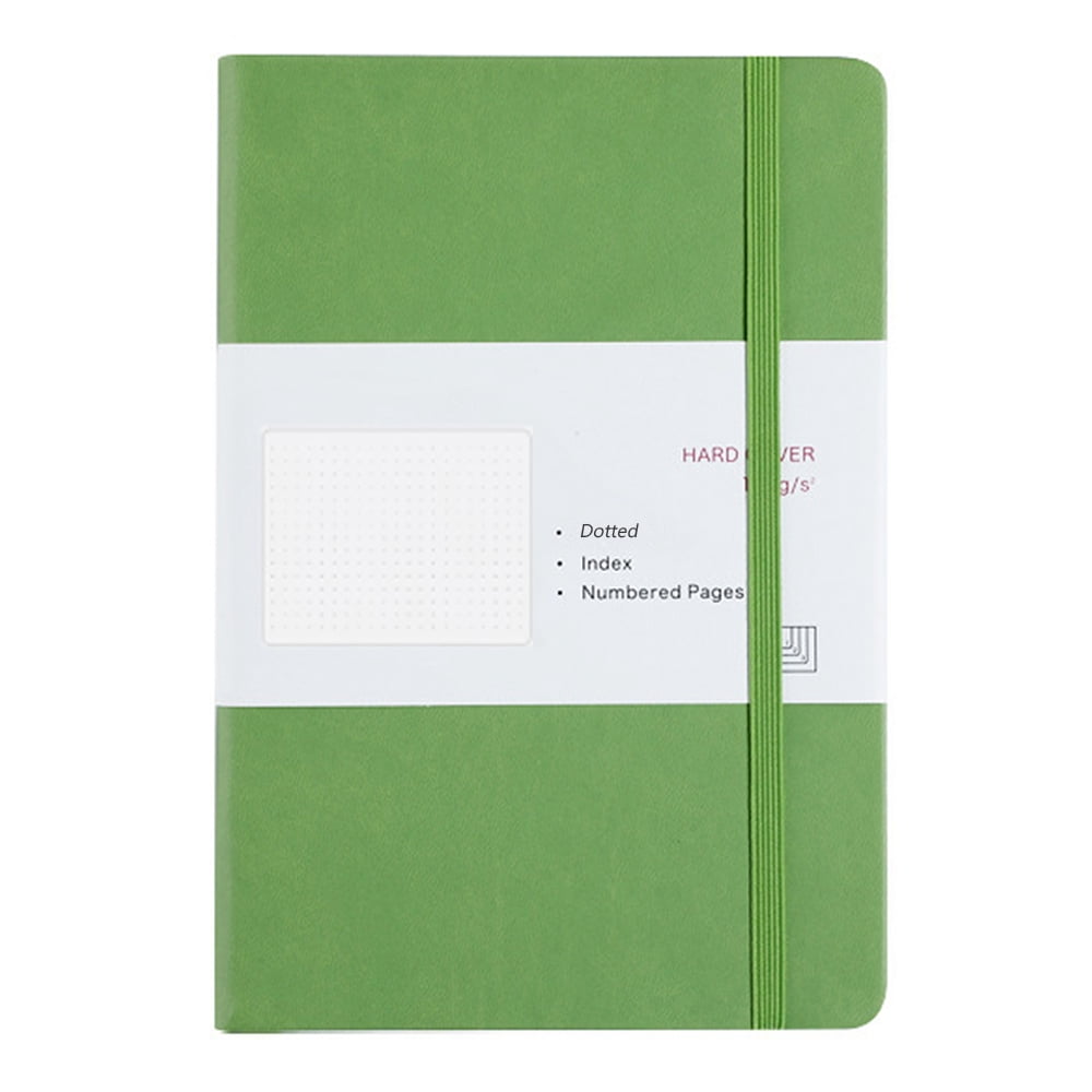 Carnet à Micropoints, Carnet avec Ceinture Élastique, 188 Pages, Couverture Rigide - A5 148x 213CM, Pages Quadrillées