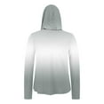 thumbnail image 7 of Xfvqtps Mens Pullover Tops with Face Neck Mask Hoodie Long Sleeves Cooling Sun Protection Gradient Breathable Lightweight Summer Shirts Gray, 7 of 7