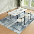 thumbnail image 7 of VK·LIVING Area Rugs Machine Washble Rug 9'x 12' Modern Decor Rug Thin Living Room Rug Non Slip Bedroom Rug Soft Low Pile Rug Lightweight Rug, 7 of 7