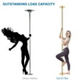 thumbnail image 5 of Yescom 9.25FT Professional Stripper Pole Static Spinning Dancing Pole Kit for Party Club Exercise Fitness, Gold, 5 of 10