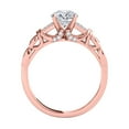 thumbnail image 4 of Aonejewelry 0.75 Ct Halo Diamond Glittering Bridal Set Engagement Ring In 14K Rose Gold, 4 of 4