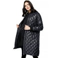 thumbnail image 2 of Orolay Women's Down Winter Coats with Plaid Style Rib Knit Lightweight Jacket, 2 of 5