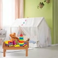 thumbnail image 4 of Doll House Garden Stool, Pure Color Good Decoration Dollhouse Miniature Bench  For Dollhouse Maroon, 4 of 8